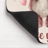 Liefde voor jou Teddy met viool Muismat (Hoek)