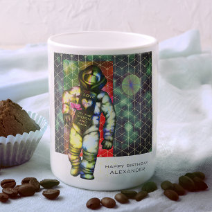 Liefde voor jou tot de maan Astronaut Tekening Coo Koffiemok