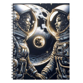 Liefde voor jou tot de maan en terug | Astronauten Notitieboek