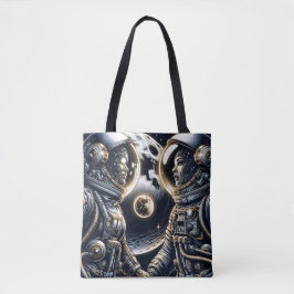 Liefde voor jou tot de maan en terug | Astronauten Tote Bag
