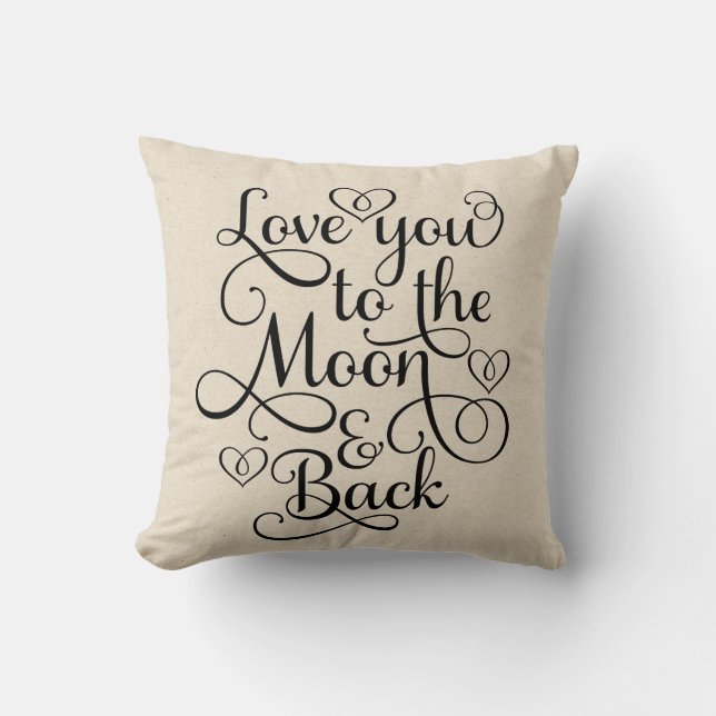 Liefde voor jou tot de maan en terug kussen (Voorkant)