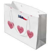 Liefde voor jou USA Gift Zakje (Achterkant Gekanteld)