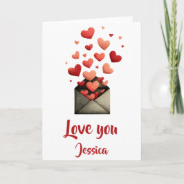 Liefde voor jou Valentijns Envelope Ontwerp Kaart