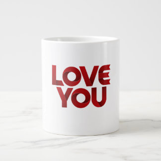 Liefde voor jou – Vette romantische typografie Grote Koffiekop