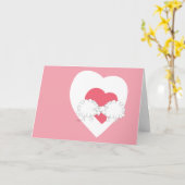 Liefde voor jou Wollen Kaart (Gele Bloem)