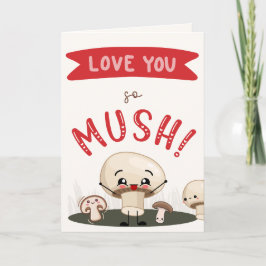 Liefde voor jou zo Paddenstoel Wenskaart Kaart