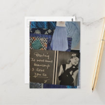 Liefde voor jou zo Vintage vrouw en Texturen Colla