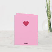 "Liefde voor jou!" Zoete Valentijnsbehandeling Kaart (Achterkant)