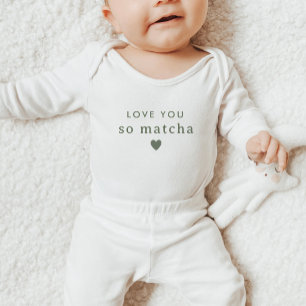 Liefde voor jou zoveel matcha Baby Shower saliegro Romper