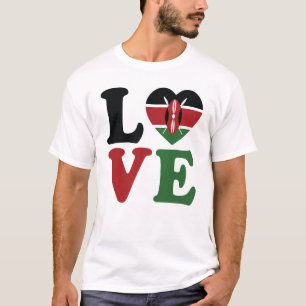 Liefde voor Kenia T-shirt