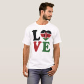 Liefde voor Kenia T-shirt (Voorkant volledig)