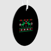 liefde voor Kerstmis Ugly Ornament (voorkant)