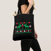 liefde voor Kerstmis Ugly Tote Bag (Dichtbij)