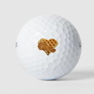 liefde voor kippenwafels golfballen