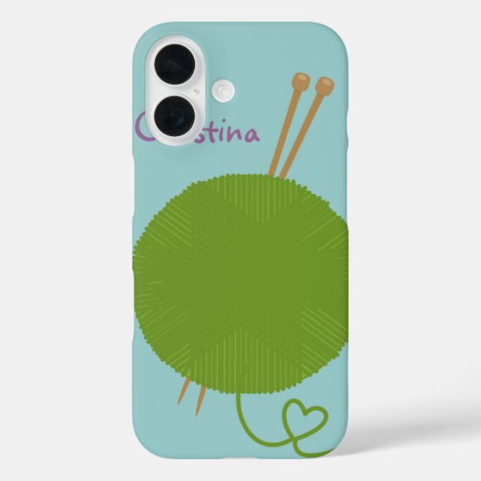 Liefde voor Knit Case-Mate iPhone Case (Achterkant)
