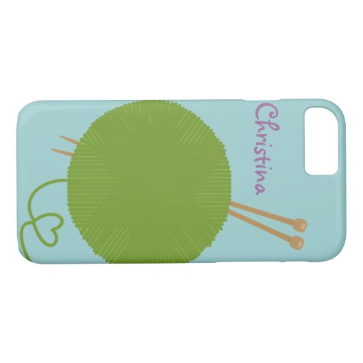 Liefde voor Knit Case-Mate iPhone Case (Achterkant (Horizontaal))
