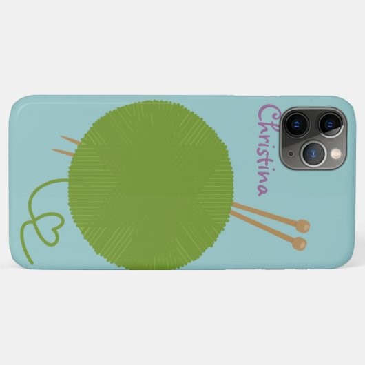 Liefde voor Knit Case-Mate iPhone Case (Achterkant (horizontaal))