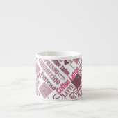 Liefde voor koffie espresso kop (Voorkant)