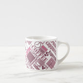 Liefde voor koffie espresso kop (Rechts)