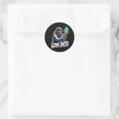 Liefde voor KUNST Ronde Sticker (Tas)