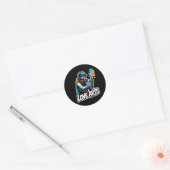 Liefde voor KUNST Ronde Sticker (Envelop)