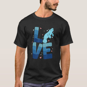 Liefde voor Lamantijnen Zeekoe Lamantijnen Zeezoog T-shirt