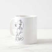 LIEFDE VOOR LERAAR gepersonaliseerde geschenken ca Koffiemok (Voorkant links)