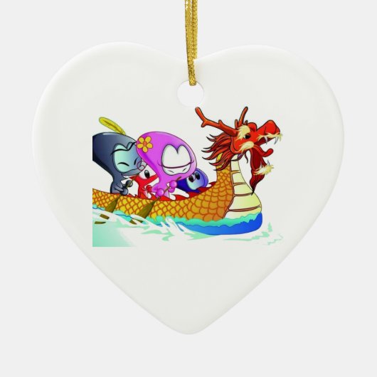 Liefde voor libellen keramisch ornament (Voorkant)