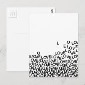 liefde voor liefde briefkaart (Voorkant / Achterkant)