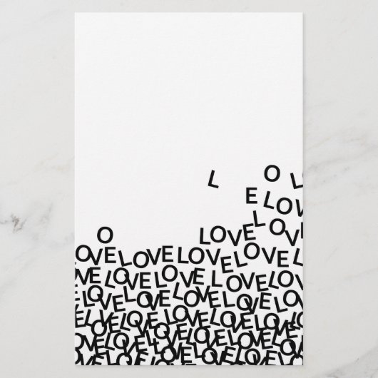 liefde voor liefde briefpapier (Voorkant)