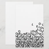 liefde voor liefde briefpapier (Voorkant / Achterkant)