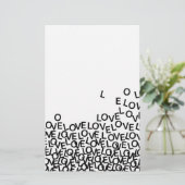 liefde voor liefde briefpapier (Staand voorkant)
