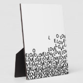 liefde voor liefde fotoplaat (Zijkant)