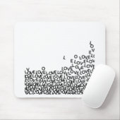 liefde voor liefde muismat (Met muis)