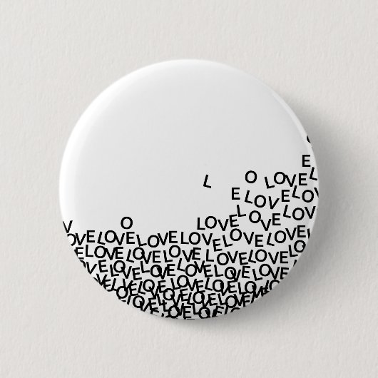 liefde voor liefde ronde button 5,7 cm (Voorkant)