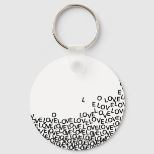 liefde voor liefde sleutelhanger
