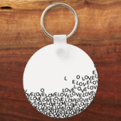 liefde voor liefde sleutelhanger (Voorkant)