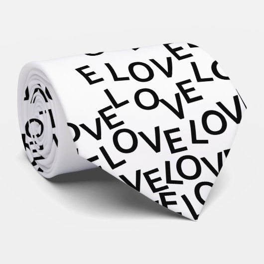 liefde voor liefde stropdas (Opgerold)