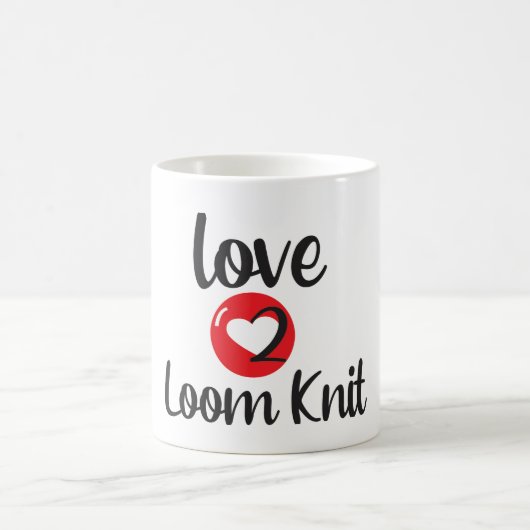 Liefde voor Loom Knit Koffiemok (Center)