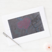Liefde voor lust rechthoekige sticker (Envelop)