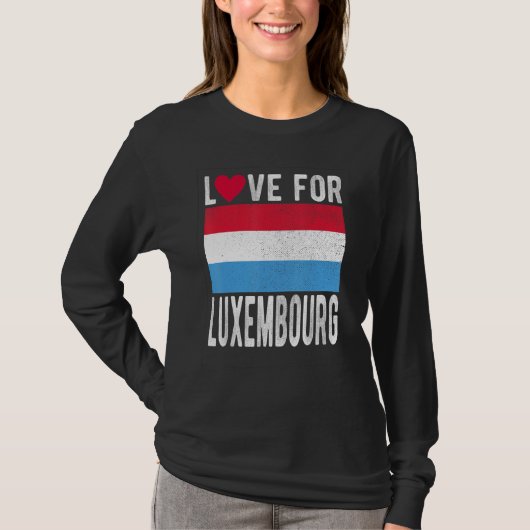 Liefde voor Luxemburg T-shirt (Voorkant)