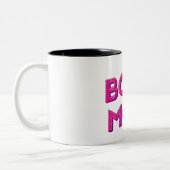 Liefde voor mam Boss Tweekleurige Koffiemok (Links)