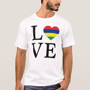 Liefde voor Mauritius T-shirt
