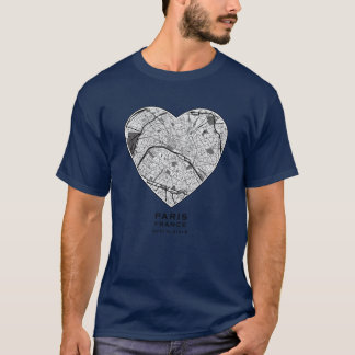 Liefde voor meisje uit Parijs T-shirt