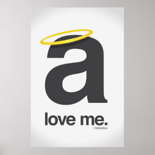liefde voor mij , helvetica poster
