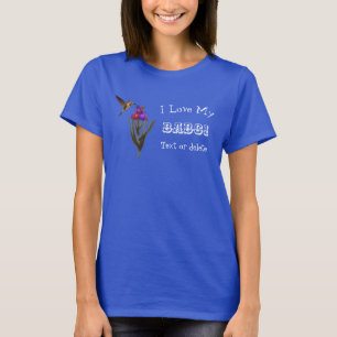 Liefde voor mijn baby Hummingbird op maat T-shirt