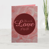 Liefde voor mijn leven / Valentijnsdag Kaart (Voorkant)