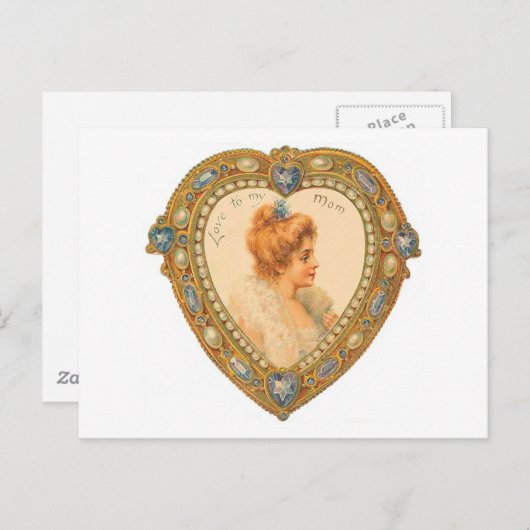 Liefde voor mijn moeder briefkaart (Voorkant / Achterkant)