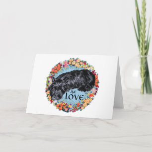 Liefde Voor Mijn Schotse Terriër Feestdagen Kaart
