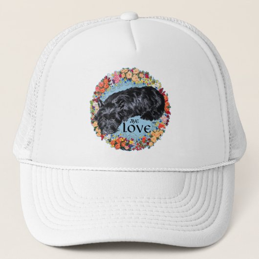 Liefde Voor Mijn Schotse Terriër Trucker Pet (Voorkant)